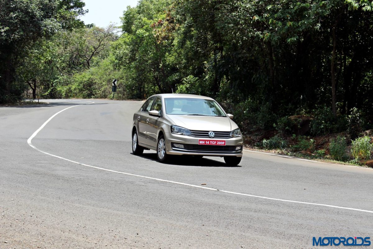 Volkswagen Vento motion shots