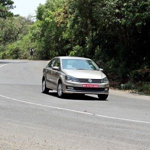 Volkswagen Vento motion shots