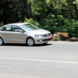 Volkswagen Vento motion shots