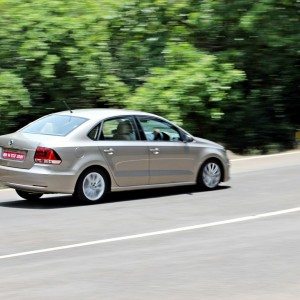 Volkswagen Vento motion shots