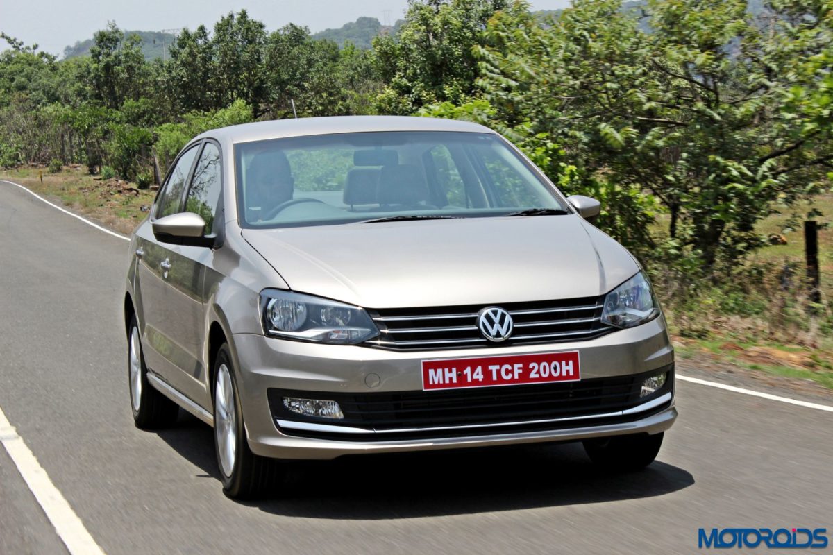 Volkswagen Vento motion shots