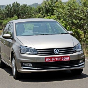 Volkswagen Vento motion shots