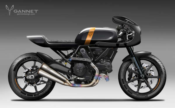 Custom Ducati Scrambler by Gannet Design (2)