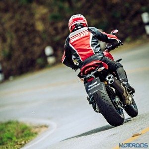 Ducati Monster  Review Action Shots