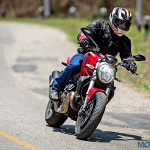 Ducati Monster  Review Action Shots