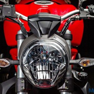 Ducati Monster  Review Details Headlight