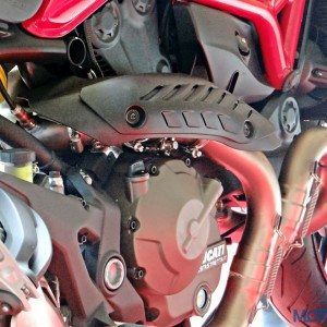 Ducati Monster  Review Details Heat Shield