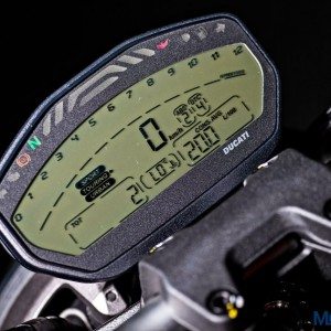 Ducati Monster  Review Details Instrument Cluster