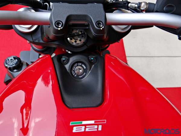 Ducati Monster 821 Review - Details - Key Hole