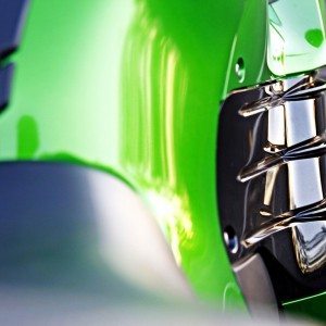 Kawasaki Ninja ZX r knee recess