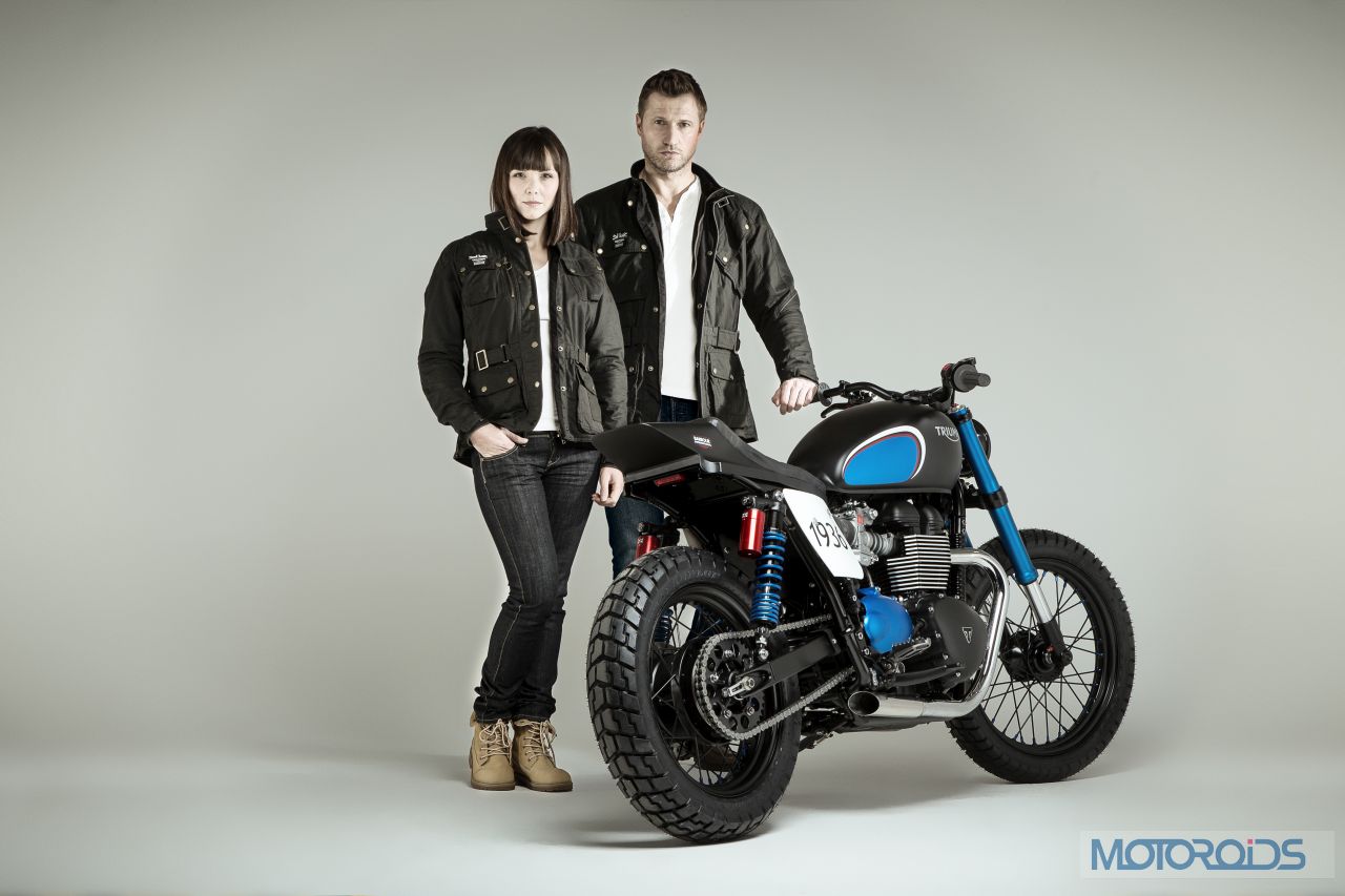 Triumph and Barbour International unveil unique custom ...