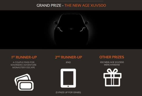 Mahindra New Age XUV500 Contest - 2