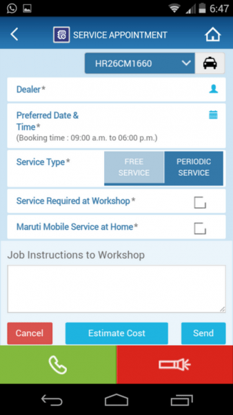 Maruti-Care-App-Service