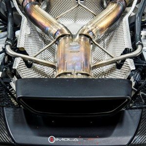 Mclaren P stripped exhaust