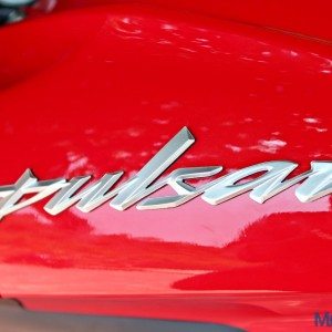 New Bajaj Pulsar AS AS Review AS Details D Logo
