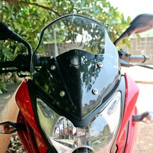 New Bajaj Pulsar AS AS Review AS Details Windshield