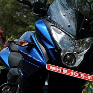 New Bajaj Pulsar AS AS Review AS Details Front