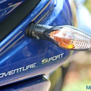 New Bajaj Pulsar AS AS Review AS Details Front Turn Indicator