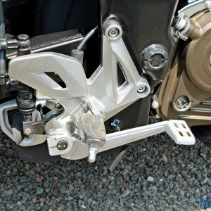 New Bajaj Pulsar AS AS Review AS Details Rear Brake Lever