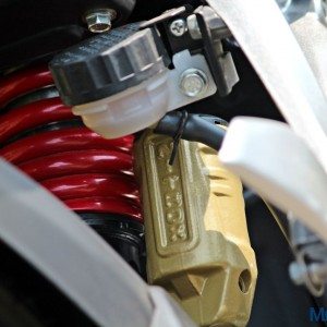 New Bajaj Pulsar AS AS Review AS Details Rear Mono Suspension