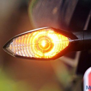 New Bajaj Pulsar AS AS Review AS Details Rear Turn Indicators