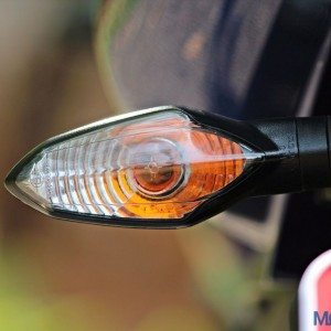 New Bajaj Pulsar AS AS Review AS Details Rear Turn Indicators