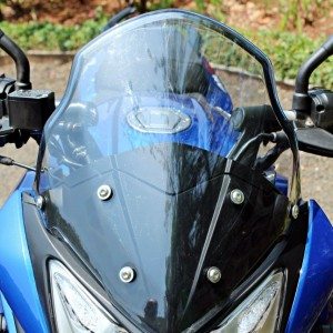 New Bajaj Pulsar AS AS Review AS Details Windshield