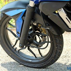 New Bajaj Pulsar AS AS Review AS Details front Wheel