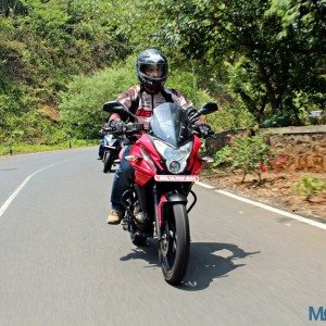 New Bajaj Pulsar AS AS Review Action Shots