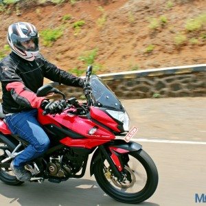 New Bajaj Pulsar AS AS Review Action Shots