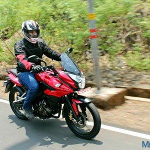 New Bajaj Pulsar AS AS Review Action Shots