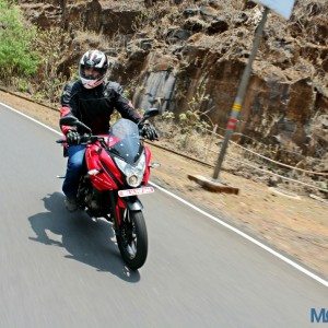 New Bajaj Pulsar AS AS Review Action Shots