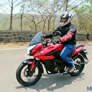 New Bajaj Pulsar AS AS Review Action Shots