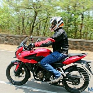 New Bajaj Pulsar AS AS Review Action Shots