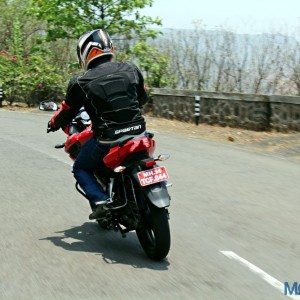 New Bajaj Pulsar AS AS Review Action Shots