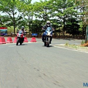 New Bajaj Pulsar AS AS Review Action Shots