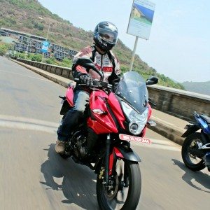 New Bajaj Pulsar AS AS Review Action Shots