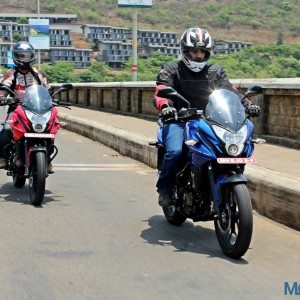 New Bajaj Pulsar AS AS Review Action Shots