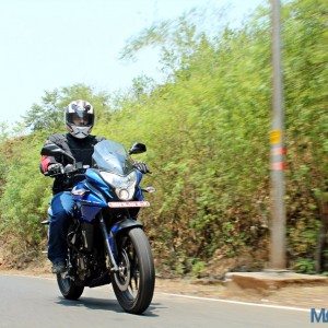 New Bajaj Pulsar AS AS Review Action Shots