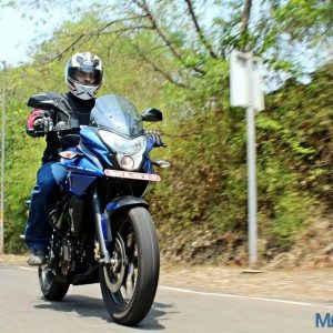 New Bajaj Pulsar AS AS Review Action Shots