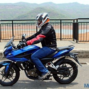 New Bajaj Pulsar AS AS Review Action Shots New