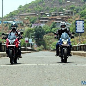 New Bajaj Pulsar AS AS Review Action Shots New