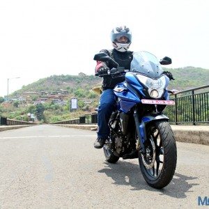 New Bajaj Pulsar AS AS Review Action Shots New