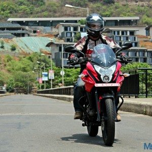 New Bajaj Pulsar AS AS Review Action Shots New