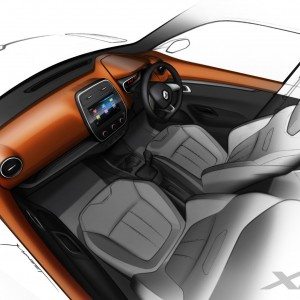 Renault Kwid sketch