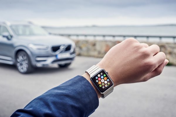 Volvo On Call app in the Apple Watch