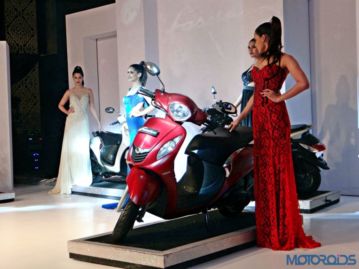 Yamaha Fascino India Launch Event