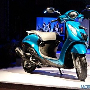 Yamaha Fascino India Launch Event