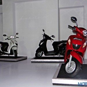 Yamaha Fascino India Launch Event