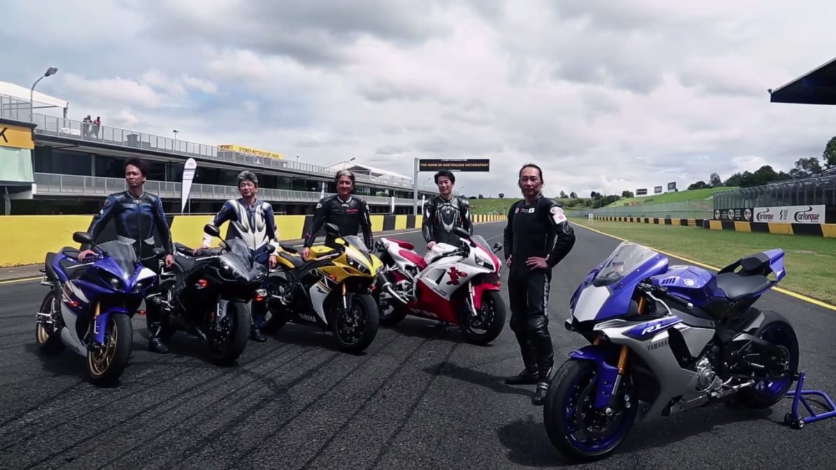 Yamaha YZF R Project Leaders Celebrate Evolution Of R